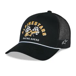 Alpinestars Finisher Trucker Hat/Cap - Black/Black
