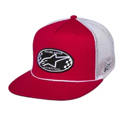 Alpinestars Contender Trucker Hat/Cap - Red/White