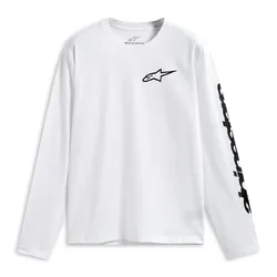 Alpinestars Trackside Long Sleeve CSF Tee - White/Black
