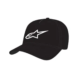 Alpinestars Ageless Snapback Hat/Cap - Black/White/Teal 