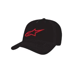 Alpinestars Ageless Snapback Hat/Cap - Black/Red 