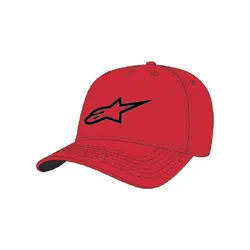 Alpinestars Ageless Snapback Hat/Cap - Red/Black 