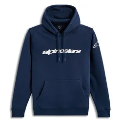 Alpinestars Race Wordmark Hoodie - Navy/White/Teal