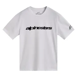 Alpinestars Race Wordmark Short Sleeve CSF Tee - White/Teal/Black
