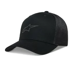 Alpinestars Augment Trucker Hat/Cap - Black/Black 