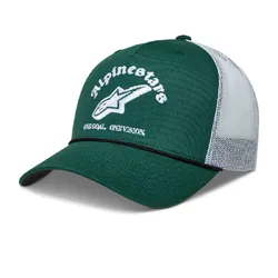 Alpinestars Baron Trucker Hat/Cap - Green/White/Teal 