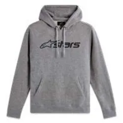 Alpinestars Blaze Hoodie V3 - Grey Heather/Royal Blue