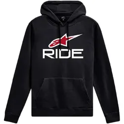 Alpinestars Ride Hoodie V3 - Black/White/Red