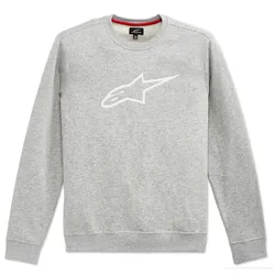 Alpinestars Ageless Crew Fleece - Grey Heather/White