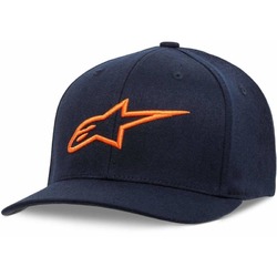 Alpinestars Ageless Curve Hat/Cap - Navy/Orange - L/XL