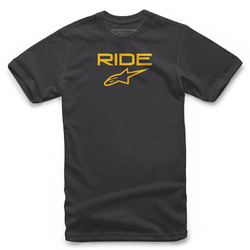 Alpinestars Ride 2.0 Tee T-Shirt - Black/Yellow