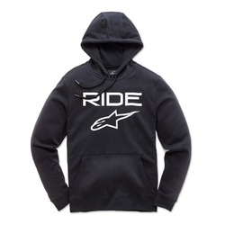 Alpinestars Ride 2.0 Pullover Hooded Fleece - Black/White