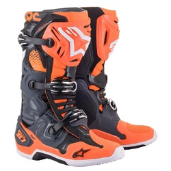 Alpinestars Tech 10 - Cool Grey/Org Fluro