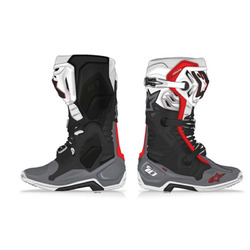 Alpinestars Tech 10 Supervented MX Boots - Black/White/Grey/Red