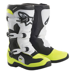 Alpinestars Youth Tech 3S V2 MX Boots - Black/White/Yellow
