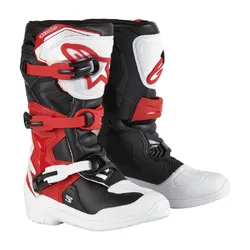 Alpinestars Tech 3S Boot Youth - White/Black/Bright Red