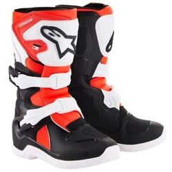 Alpinestars Youth Tech 3S MX Boots - Black/White/Red