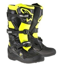 Alpinestars Tech 7 Youth MX Boots  - Black/Yellow
