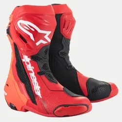 Alpinestars Supertech R V2 Boot - Fluro Red/Red
