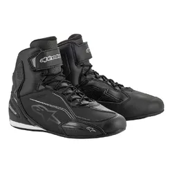 Alpinestars Stella Faster V3 Ride Motorcycle Boots - Black/Silver