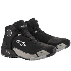 Alpinestars CRX Drystar Waterproof Riding Shoes - Black/Grey