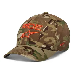 Alpinestars Ride Multicam Hat/Cap - Green/Orange