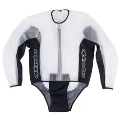 Alpinestars Racing Rain Jacket - Clear/Black