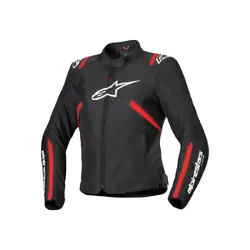 Alpinestars T SPS V2 Waterproof Jacket Womens - Black/White/Fluro Red/Red