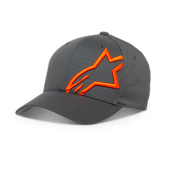 Alpinestars Corp Shift Flexfit Hat/Cap Cap - Charcoal/Orange