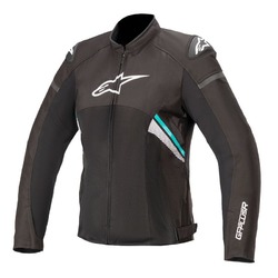 Alpinestars Women T Gp Plus V3 Air Motorbike Jacket - Black/White/Teal