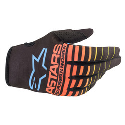 Alpinestars Youth Radar Gloves Youth - Black/Fluro Yellow/Coral