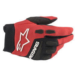 Alpinestars Full Bore Gloves Youth - Bright Red/Black