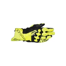 Alpinestars GP Plus R V3 Leather Glove - Fluro Red/Yellow/Black
