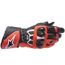 Alpinestars GP Plus R Leather Motorcycle Gloves - Black/Red
