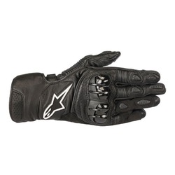 Alpinestars SP2 V2 Leather Motorcycle Gloves - Black
