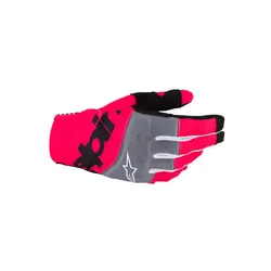 Alpinestars Techstar Glove - Black/Fluro Red/Pink