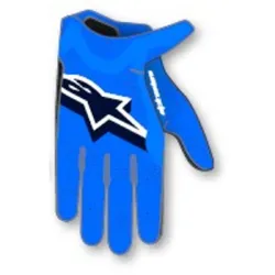Alpinestars Supertech MX Glove - Clear/Blue/Blue/White