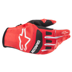 Alpinestars Techstar Gloves - Bright Red/Black