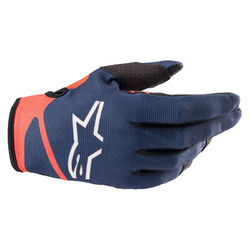 Alpinestars Radar Gloves - Blue/Fluoro Red