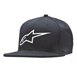 Alpinestars Ageless Flatbill Hat/Cap - Black/White