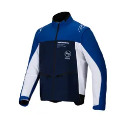 Alpinestars Lite Dura Softshell Jacket - Navy/Bright Blue/White