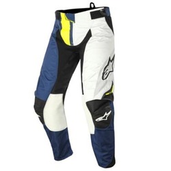 Alpinestars Techstar Factory MX Pants - Navy White Yellow - Size 30 (HOT BUY)