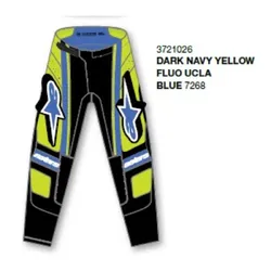 Alpinestars Techstar Nomur Pant - Dark Navy/Fluro Royal Blue/Clear/Blue