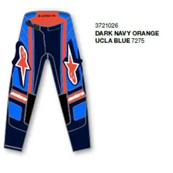 Alpinestars Techstar Nomur Pant - Dark Navy/Orange/Clear/Blue