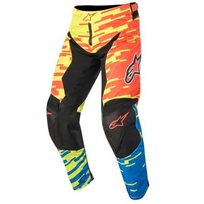 Alpinestars Racer Braap MX Pants - Red Blue Yellow 