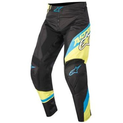 Alpinestars Racer Supermatic MX Pants - Black Blue Yellow