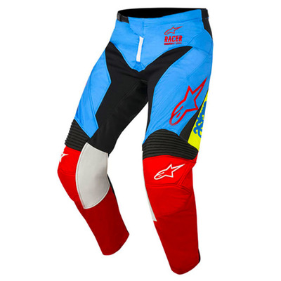 Alpinestars Racer Supermatic MX Pants - Aqua Black Red - Size 30