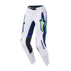 Alpinestars Supertech Vista Pant - Light Grey/Fluro Red/Yellow/Blue
