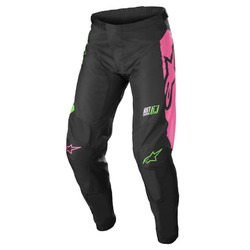 Alpinestars Racer Compass Pants - Black/Green/Fluro Pink