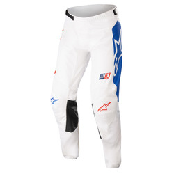 Alpinestars Racer Compass Pants - White/Red/Blue